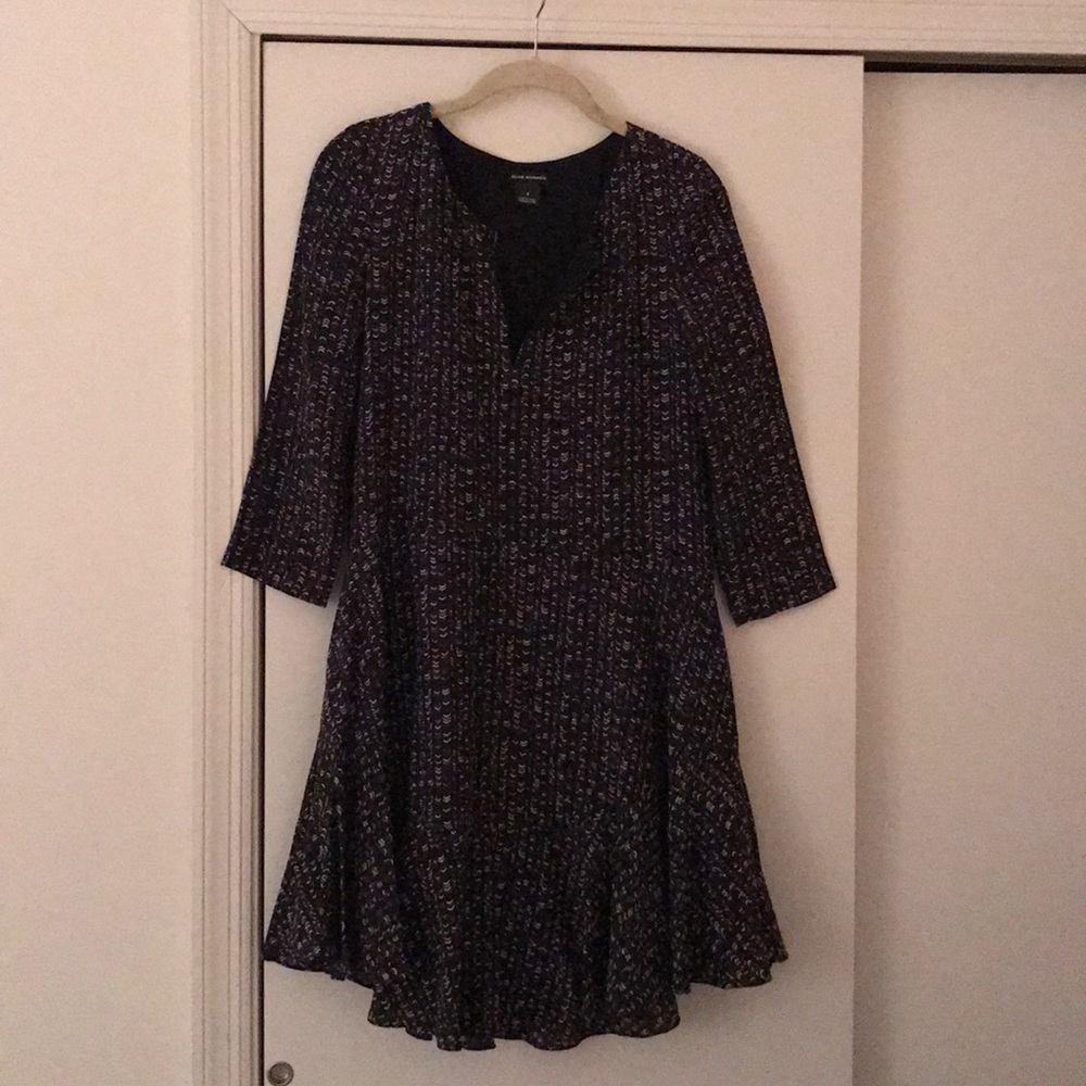 Club Monaco Printed Silk Dress